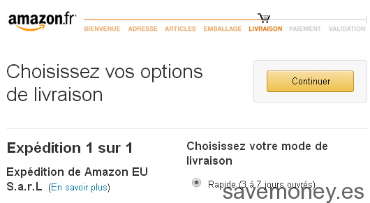 Purchase Process Amazon.fr
