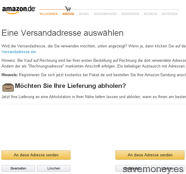 How to buy at Amazon.de