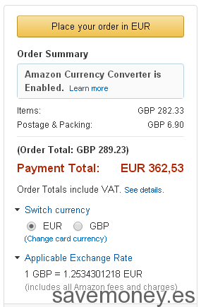 Cómo comprar en Amazon.co.uk