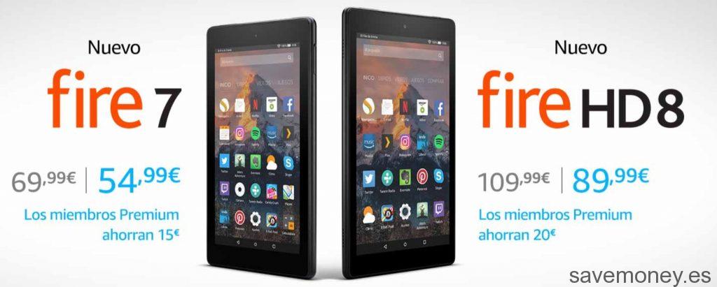 Amazon Premium: Ofertas en Tablets Fire