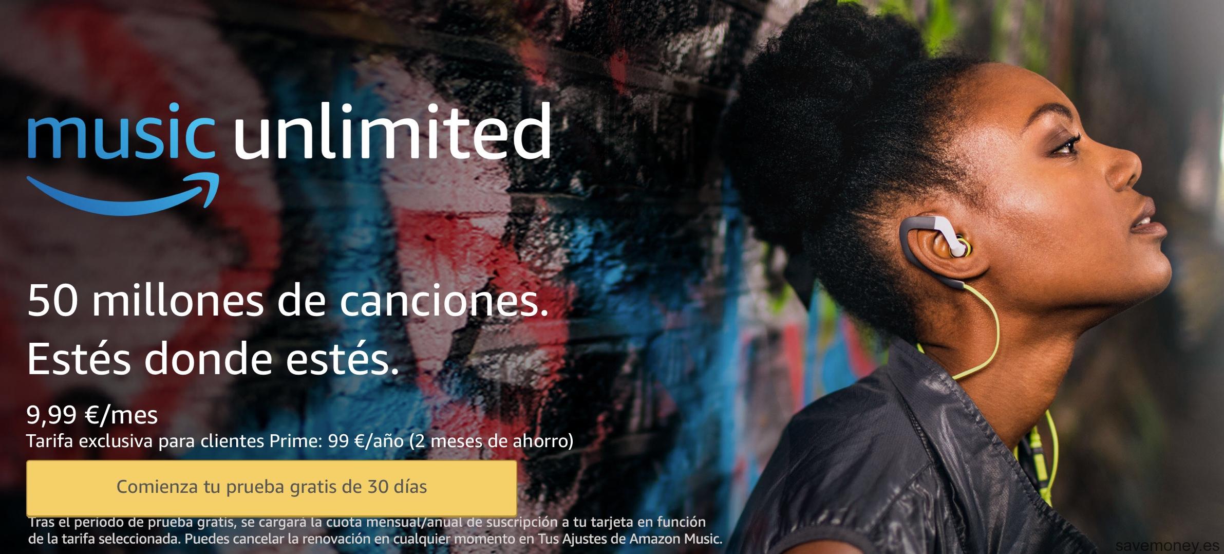 Novedades Amazon : Music Unlimited Pruébalo Gratis