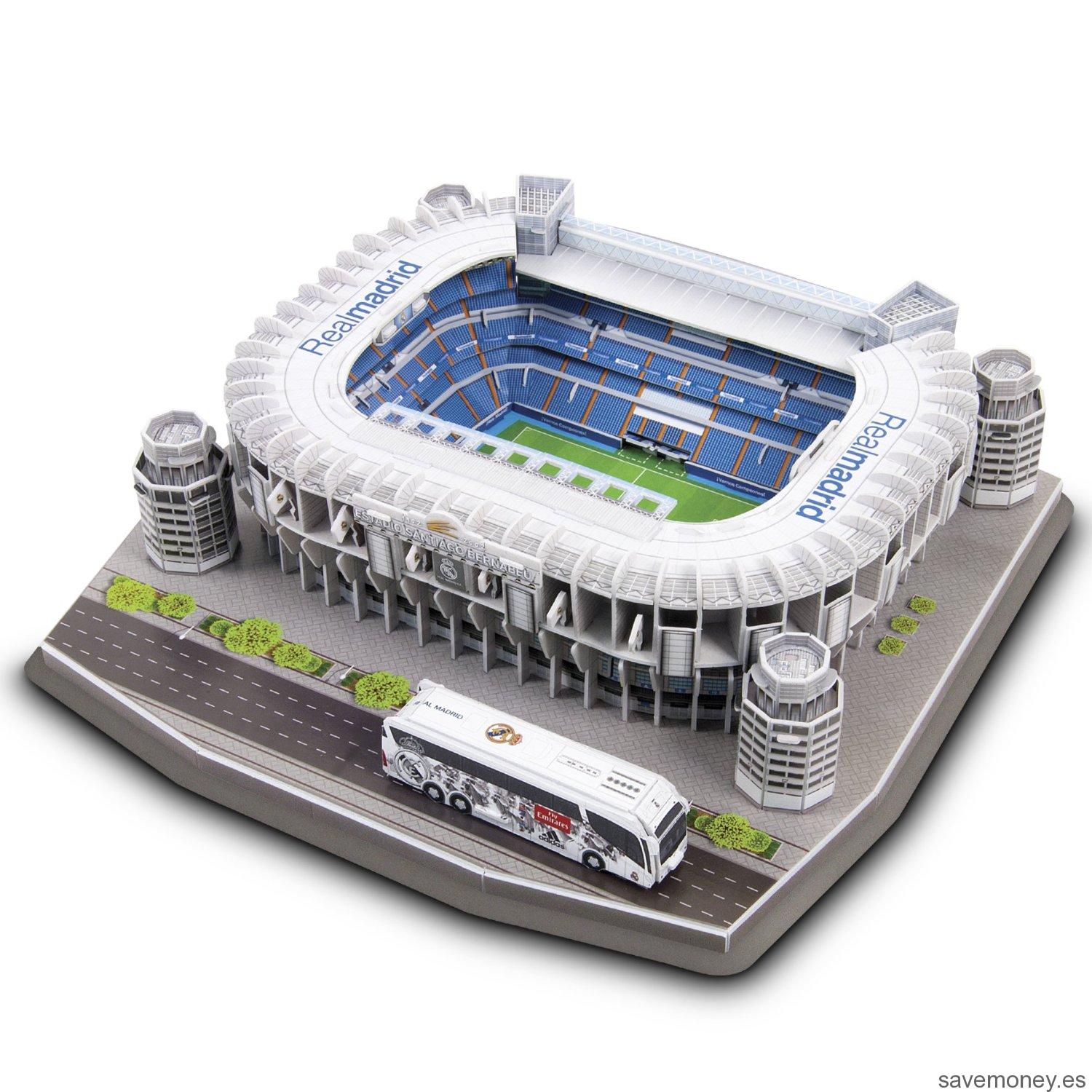 Puzzle  3D del Estadio Santiago Bernabéu de Real Madrid C. F.