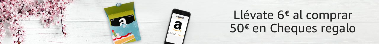 Cheques Regalo Amazon: Promocion de 6€