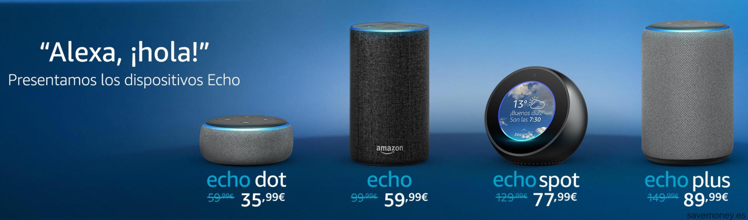 Amazon Echo: Llegan a España con grandes Descuentos