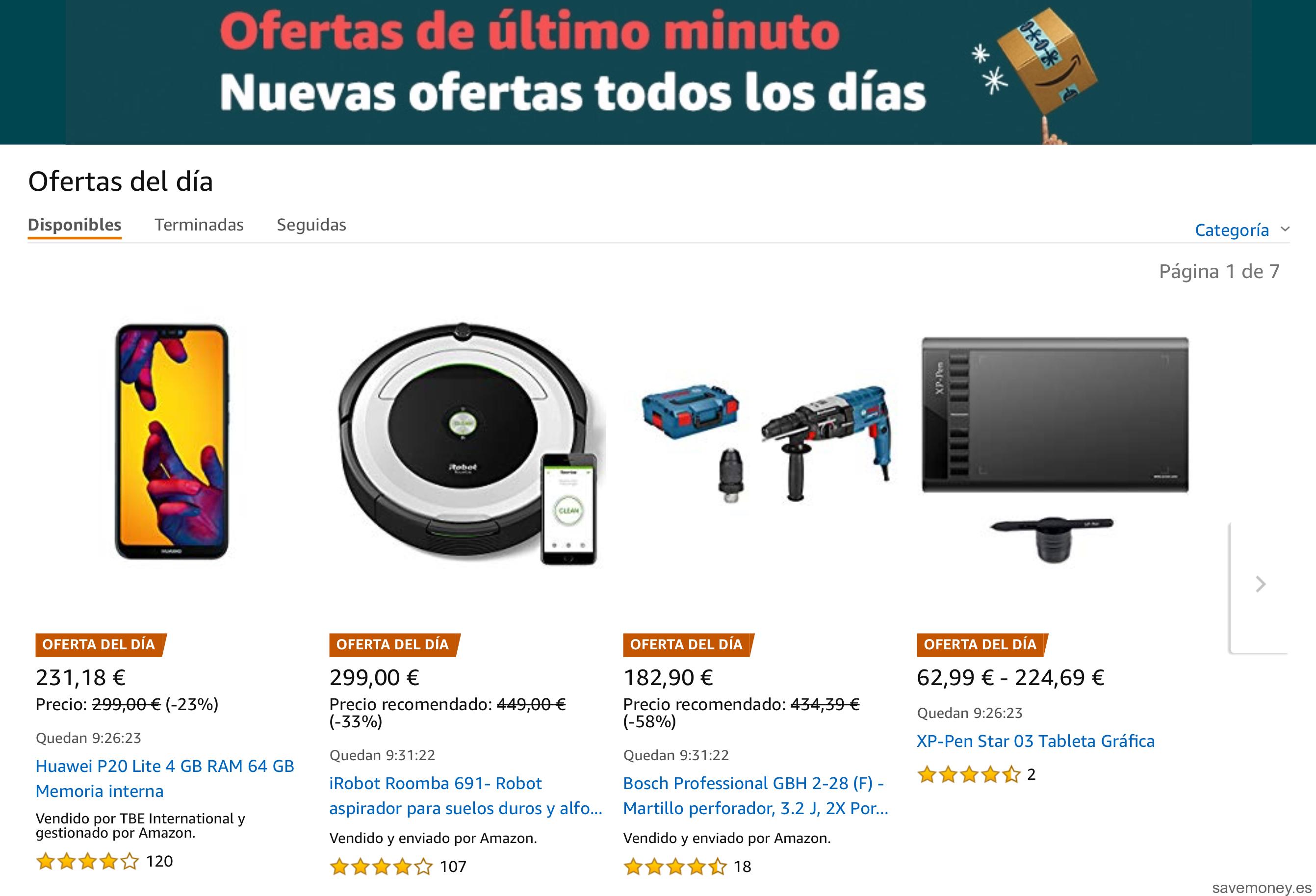 Ofertas amazon cheap ultimo minuto