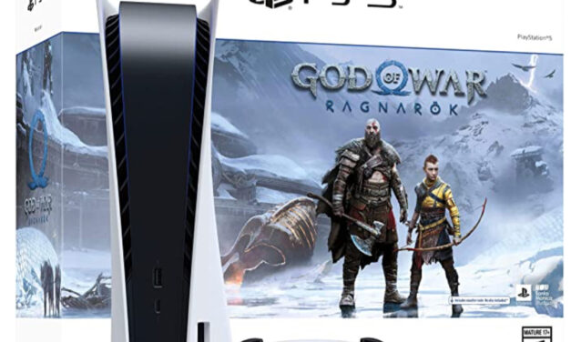 PS5 en Oferta: Consola Sony Playstation 5 Bundle con el juego God of War Ragnarok