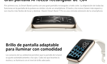 Xiaomi Smart Band 7 Pro: la pulsera inteligente de última generación en oferta
