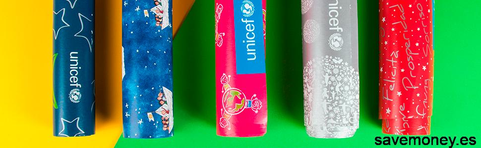 Papel Regalo de UNICEF el toque especial de esta Navidad