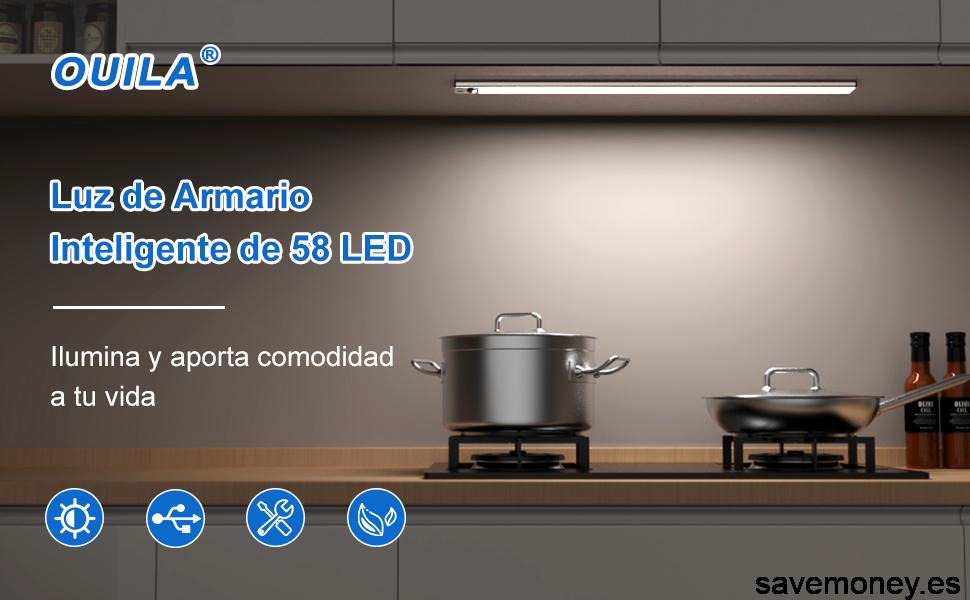 Luz de Armario con Sensor de Movimiento: Ilumina tu Hogar por Solo 15.99€ con un 20% de Descuento