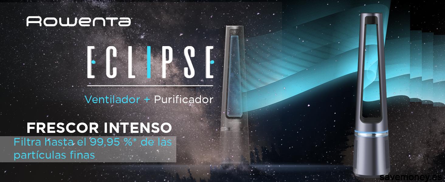 Ventilador Rowenta Eclipse 2 en 1 en Oferta: Frescura y Purificación Sin Aspas