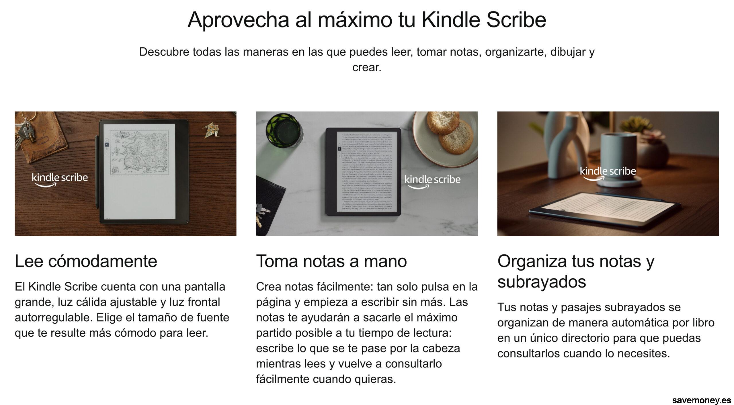 Kindle Scribe: El Primer Kindle que También es un Cuaderno Digital Todo en Uno