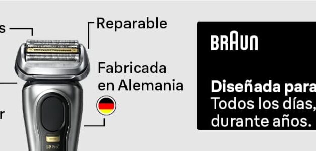 Mejor Maquina de Afeitar Eléctrica 2025: Braun Series 9 Pro+ al Mejor Precio