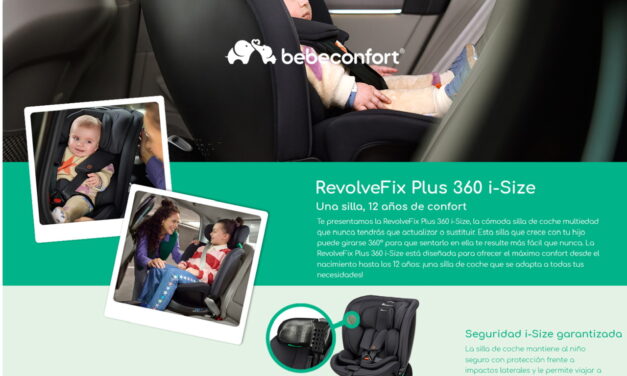 Silla de coche de Bebeconfort RevolveFix Plus 360 i-Size: de 0-12 años con ISOFIX y giro 360 al mejor precio